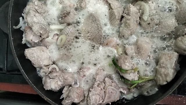 жареное мясо