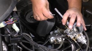 Замена жиклеров на Stels Viking 600.