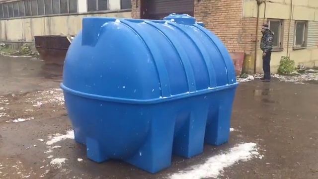 Горизонтальный пластиковый бак емкость G 5000 - Полимер Групп смотреть онлайн