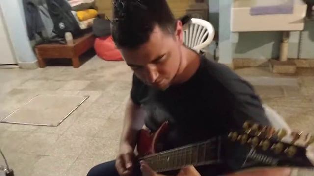 a little blues with fernandes R8 and Ibanez S540...... смотреть онлайн