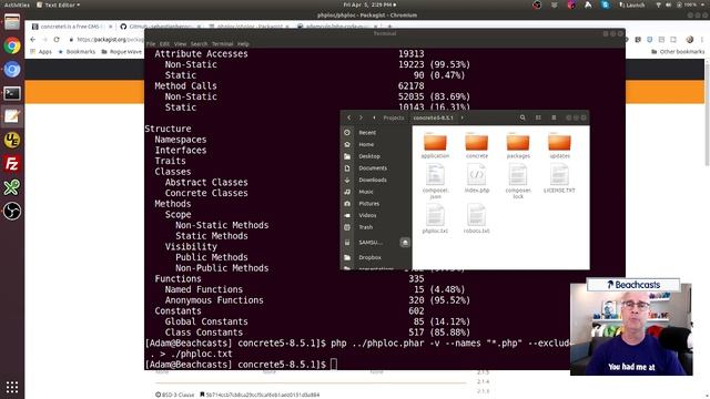 PHPLoc Lines of code static analysis to find PHP code smells