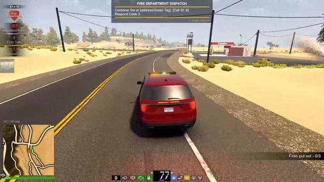 Firetruck And Police SUV Driving - Real Emergency Services Simulator - FHD Gameplay