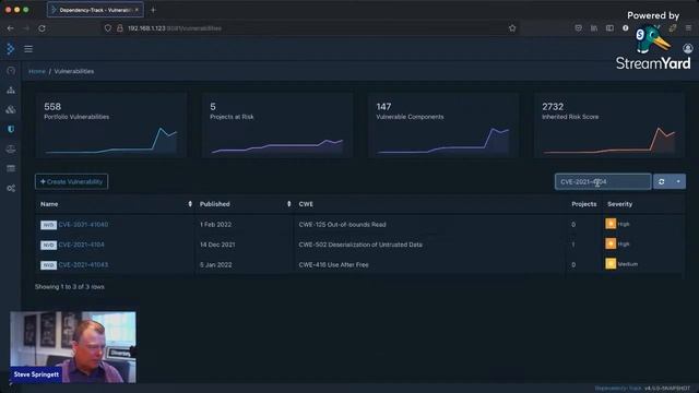 OWASP Dependency Track and CycloneDX SBOM Standard - Steve Springett смотреть онлайн