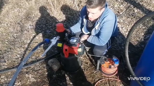 Запуск насосной станции. Насосная станция не качает воду?