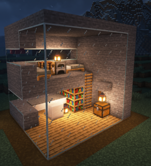 Как построить маленький дом в майнкрафте.