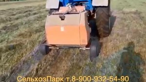 Мини-пресс СКОРОСТЬ работы в ПОЛЕ заготовка СЕНА