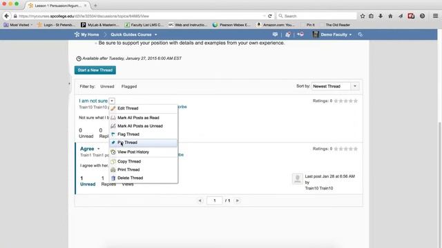 Quick Guide - Discussions: What is found within the Thread Context Menu смотреть онлайн