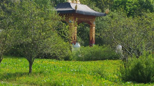 Kagyu Samye Ling Tibetan Buddhist Garden in Eskdalemuir Scotland