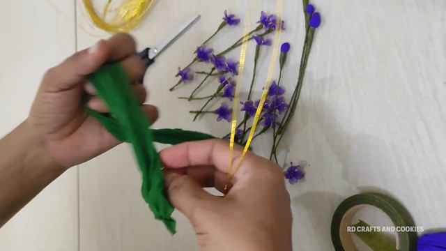 How To Make Orchid Paper Flower | Paper Flower | RD CRAFTS AND COOKIES смотреть онлайн