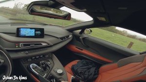 BMW i8 ROADSTER 374 hp POV TEST DRIVE