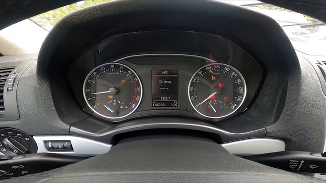 How to Check Oil Temperature in Skoda Octavia II ( 2004 – 2013 ) - Control Oil Temperature смотреть онлайн
