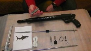 Подводное ружье акула! Краткий обзор,комплектация!