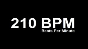 210 BPM (Beats Per Minute) Metronome Click Track