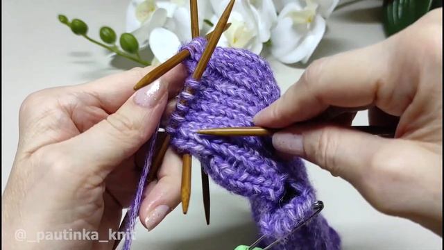 Мастер-класс Детские Варежки Спицами Очень Просто #_pautinka_knit #варежкидетям #варежки #мквязание