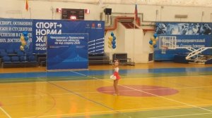 Чир-фристайл, соло. 1 место. Чемпионат и Первенство Тверской области по чир спорту. Клуб "Звезды"