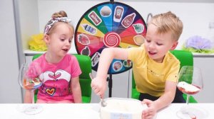 Gaby and Alex - Mystery Wheel of Ice Cream Challenge