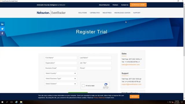 EventTracker Log Management v9.1 - Installation