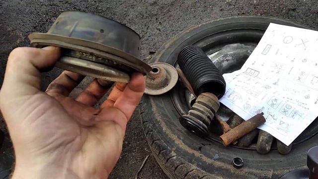 Замена стоек Passat b3. смотреть онлайн