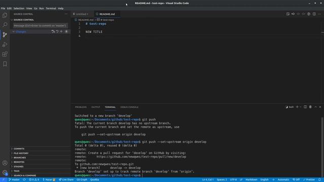 Создания репозитория на GitHub. Pull request. New branch смотреть онлайн
