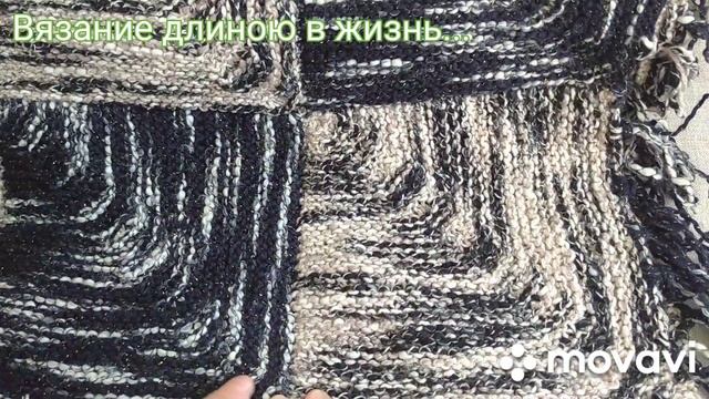 Вязание. Автомобильный ПЛЕД в технике ПЭЧВОРК. Готовая работа. Экспресс МК.