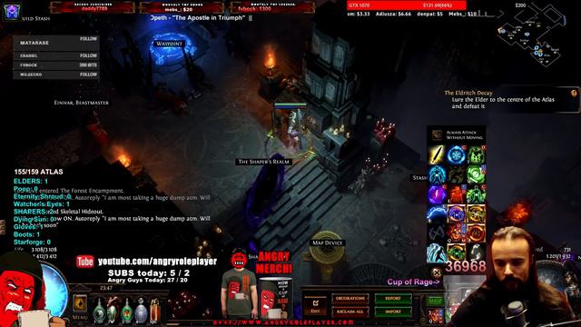 [3.7] SRS Necromancer UBER ELDER KILL #1 on a 5L (2019 Edition) Path of Exile Build смотреть онлайн