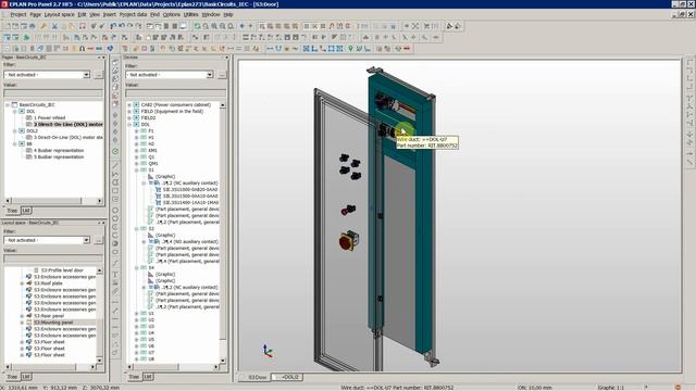 Eplan Pro Panel Wiring/Routing in 3D layout space - Generate an automatic routing path network смотреть онлайн