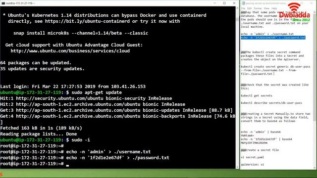 How to pass secrets as environment variables in kubernetes cluster | kubernetes tutorial