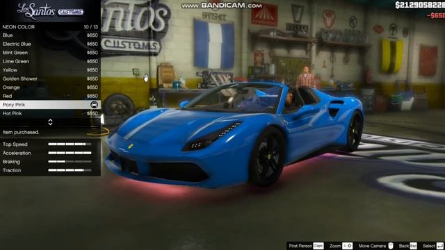 Самая лучшая машина Ferrari 488 GTA V