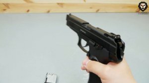 Пневматический пистолет Gletcher MP 443 (Грач) видео обзор