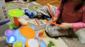 Тестируем детский барабан для малышей