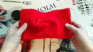 Повязка на голову крючком