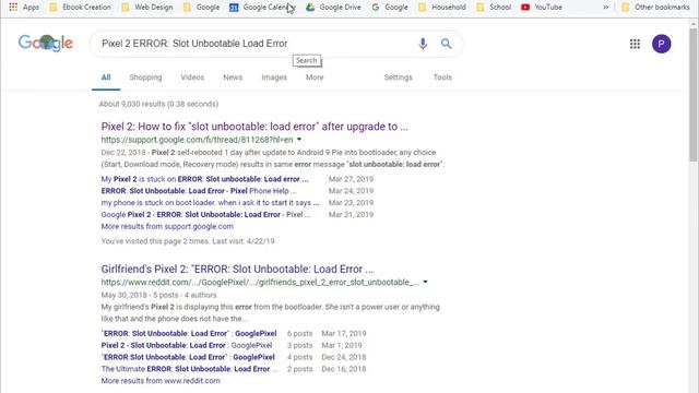 Pixel 2 ERROR: Slot Unbootable Load Error смотреть онлайн