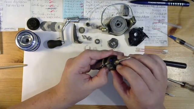 Катушка Stinger ForceAge XW 2520 - разбор-обзор-ТО. смотреть онлайн