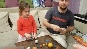 3D макет солнечной системы.