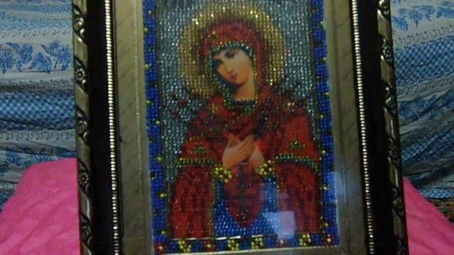 Вышивка Иконы Богородицы Бисером ! «Семистрельная» Мастер Класс