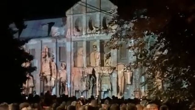 Световое шоу "DREAMING KURSAAL" в рамках дней Нарва-Йыэсуу смотреть онлайн