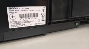 Epson L132   Сброс счетчика отработки памперса