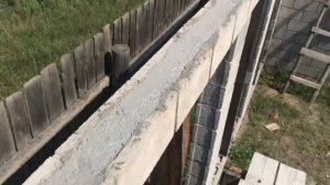 Залили армопояс для бюджетного гаража