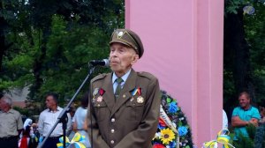 Останній виступ Петра Вушка, керівника Яворівського районного братства ОУН–УПА. 09-07-2017