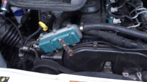 Ford Transit установка электро котла Лунфей и датчика давления   турбины Auto Gauge