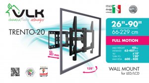 Настенный кронштейн для LED/LCD телевизоров VLK TRENTO-20