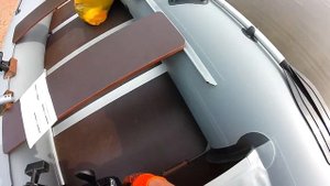 Первый спуск на воду надувной лодки Норвик 340