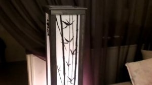 Японский светильник своими руками