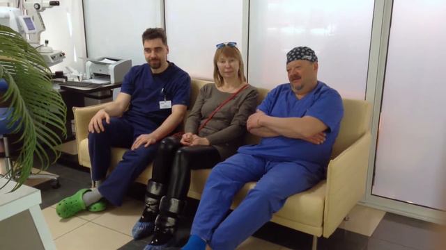 После лазерной хирургии сетчатки