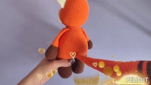 Красная панда Мэй Ли #вязаныеигрушки #игрушкикрючком #амигуруми #пандакрючком