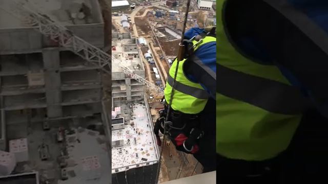 МСК ПРОМТЕХАЛЬП - +74956418848 Обследование фасада - экспертиза зданий альпинисты ЖК ОГНИ - Донстрой