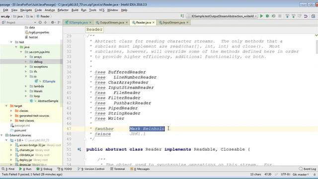 [JuJa] [Core] [IO] 08 Reader - работа с char смотреть онлайн