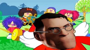 Медик из tf2 поёт песню из барбариков