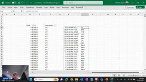 Excel: Creating a unique list of records from a Table