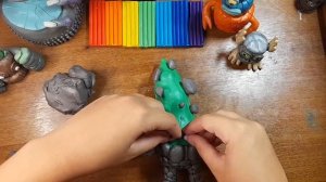 Синкопит из пластилина и 2 часть обзора фигурок my singing monsters | msm | ROYAL лепка